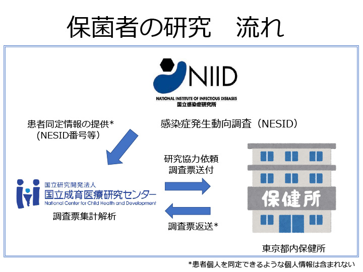 保菌の研究 流れ図