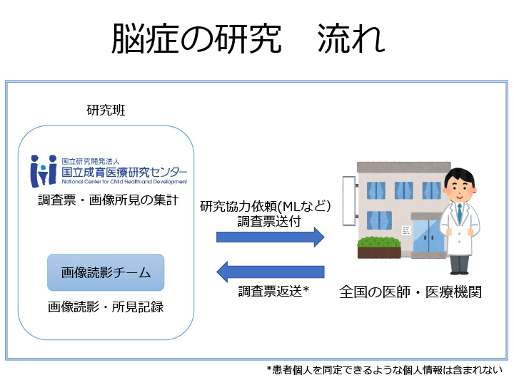 脳症の研究 流れ図