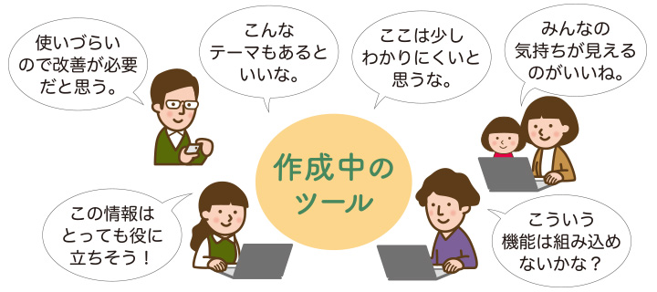 「みんなの物語」プロジェクト図解