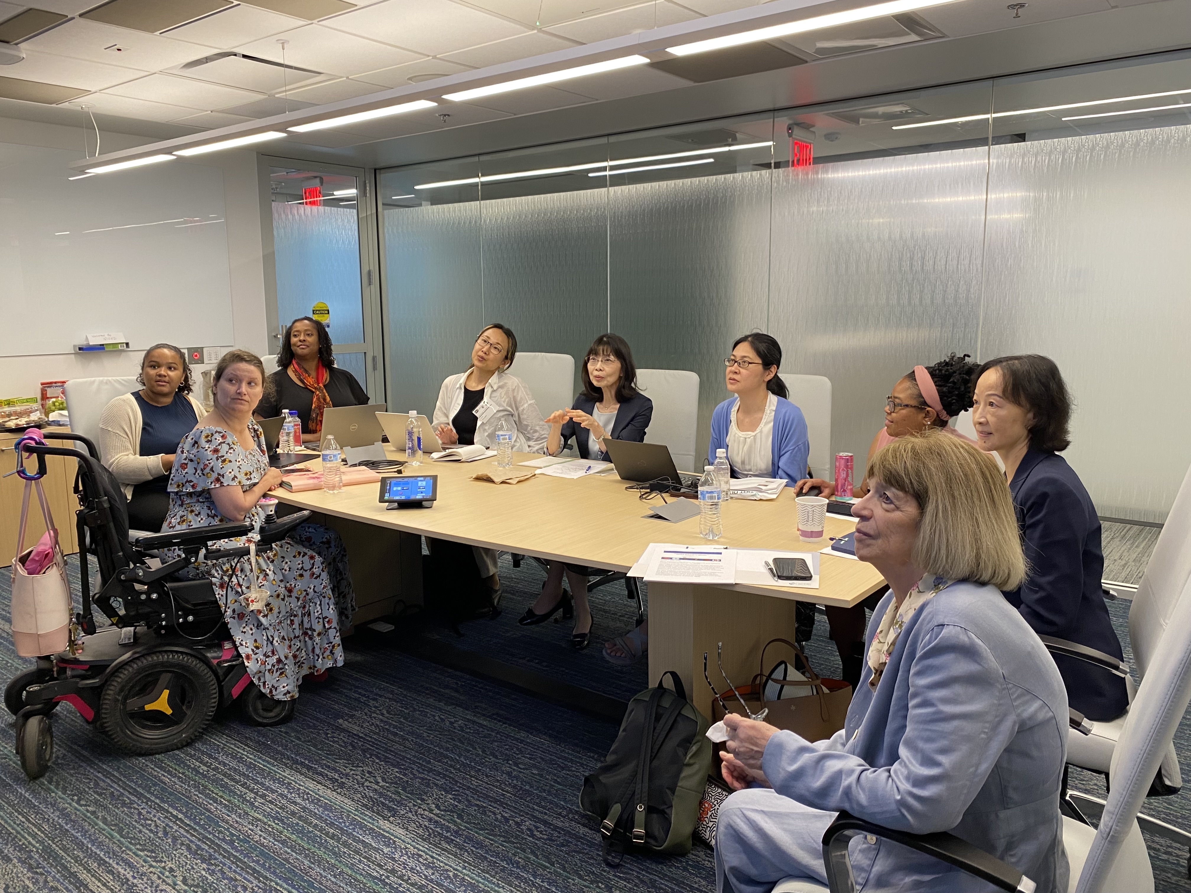 Exchange of opinions with NICHD researchers