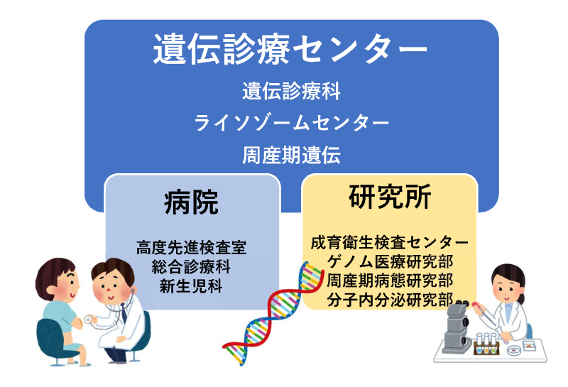 遺伝診療センターの組織図