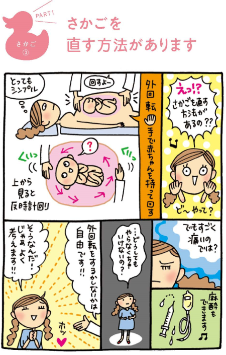 逆子の漫画