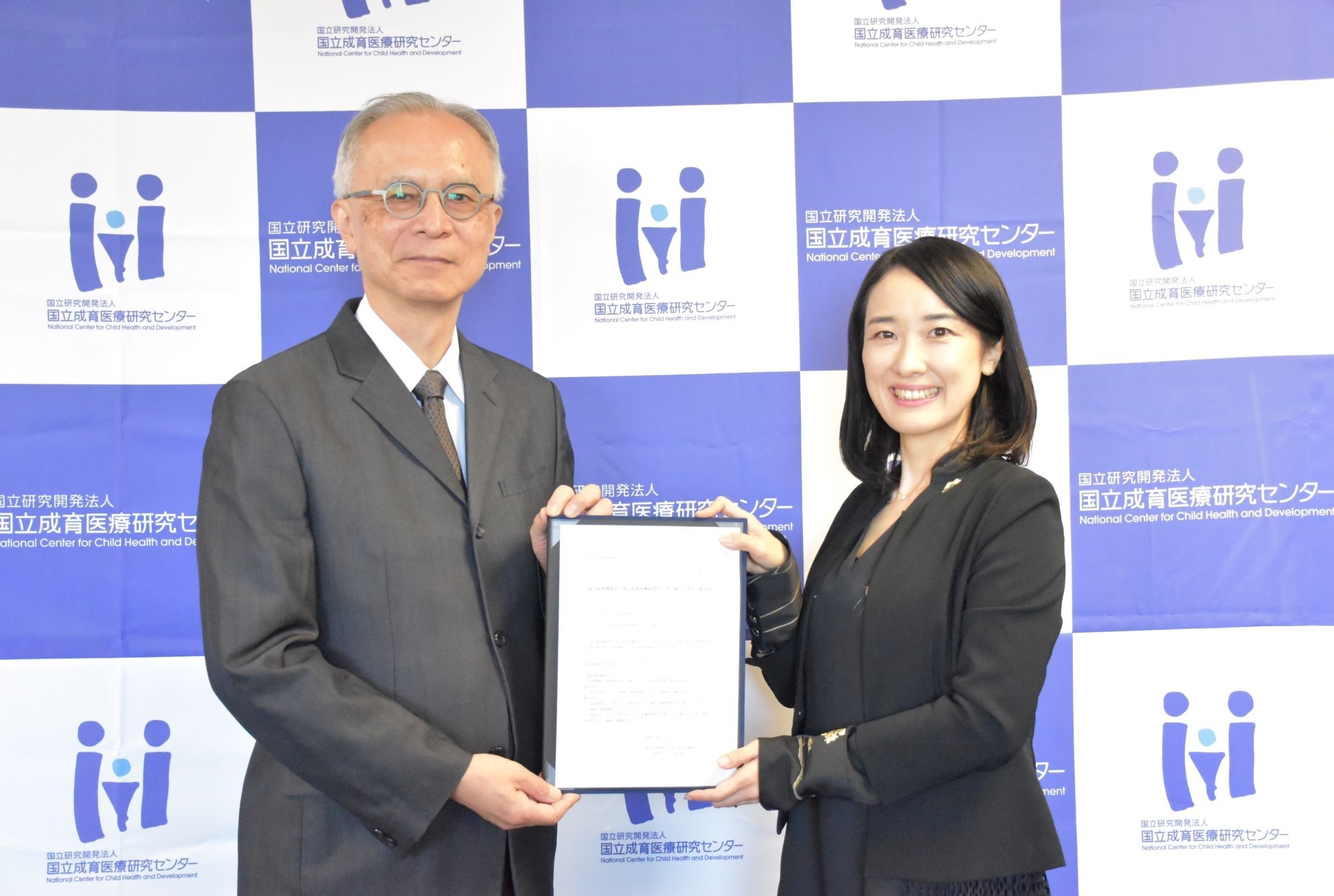 五十嵐理事長と千先先生の画像